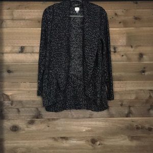 A. new. day. black and white knit sweater